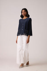 Tiara Top - Navy